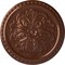 Ekena Millwork Emeryville Ceiling Medallion, Hand-Painted Copper Penny, 16 7/8"OD x 5/8"P CM16ERCPS - alternate 1